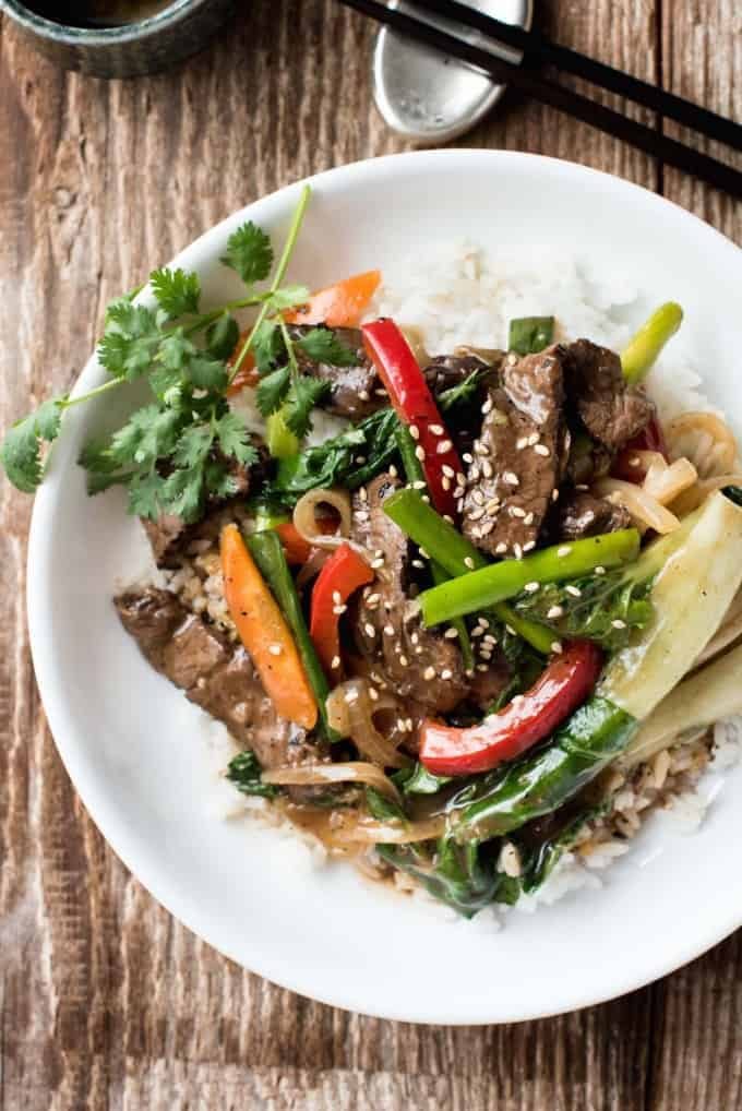Easy Classic Chinese Beef Stir Fry - Just like you get in restaurants!