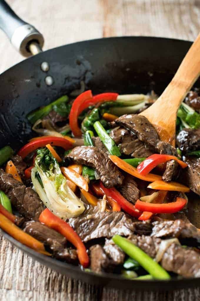 Easy Classic Chinese Beef Stir Fry - Just like you get in restaurants!